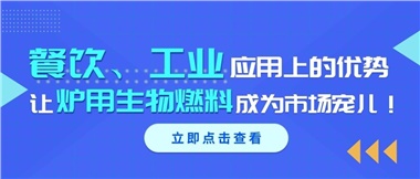 餐飲、工業(yè)應(yīng)用上的優(yōu)勢，讓爐用生物燃料成為市場寵兒！